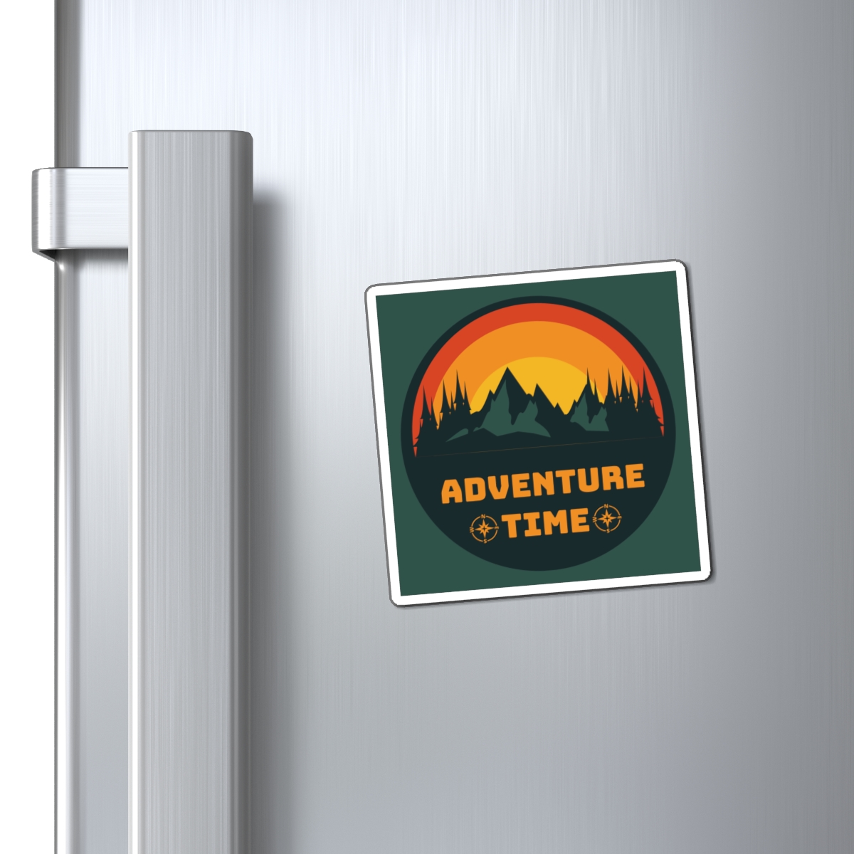 Bold Outdoor Adventure Time Magnet - Perfect Accessory for Adventure Travel & Outdoor Recreation Enthusiasts - Image 2