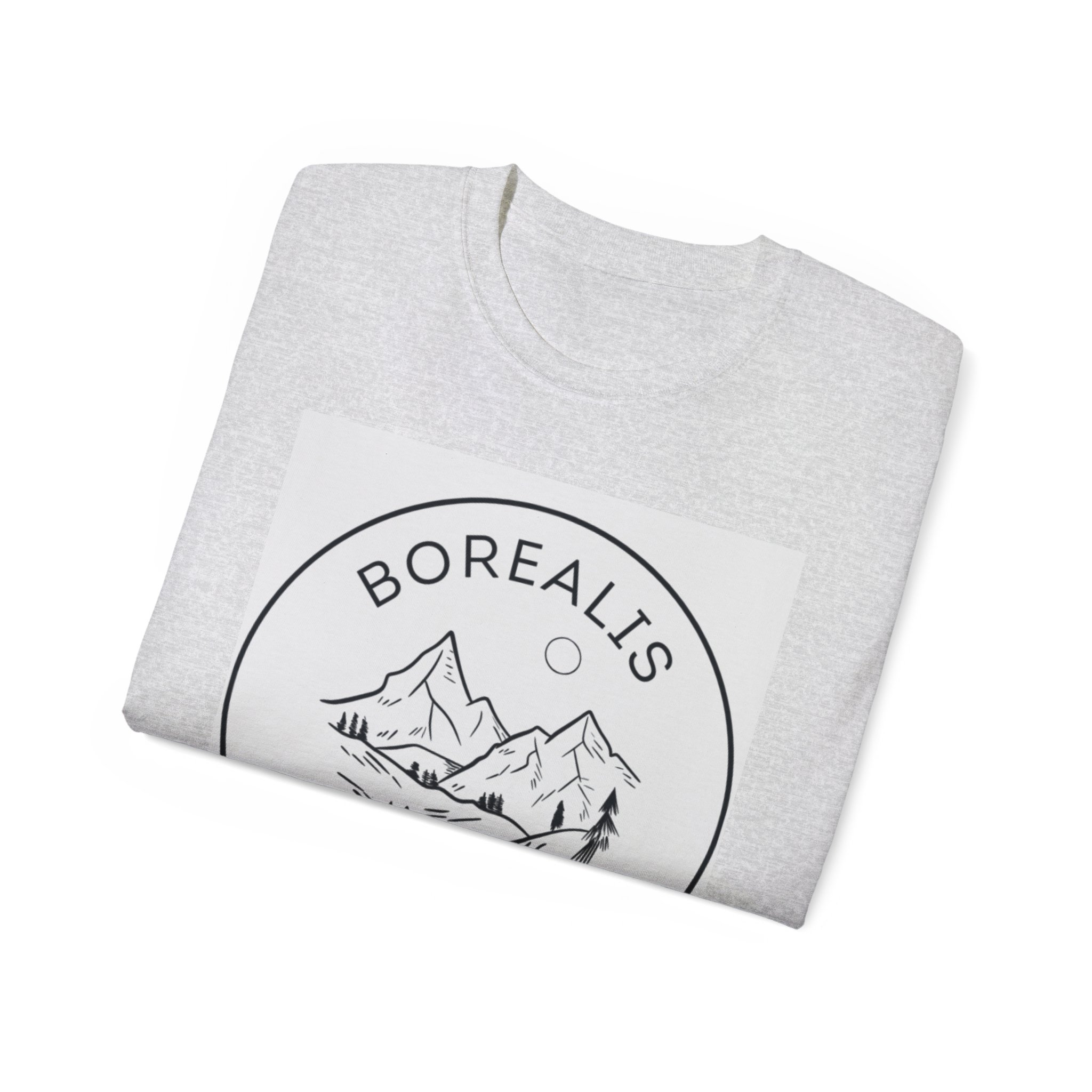 Borealis Outdoors Official Brand T-Shirt:  Ultra Cotton Tee for Outdoor Adventure and Alaska Wilderness Exploration - Image 4
